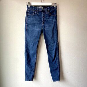 Madewell 10" High Rise Skinny in Haynes Wash 27
